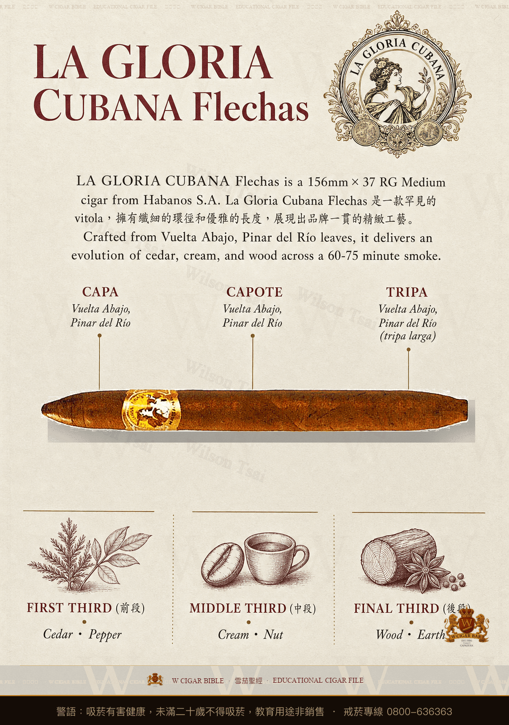 La Gloria Cubana Flechas · 古巴榮耀