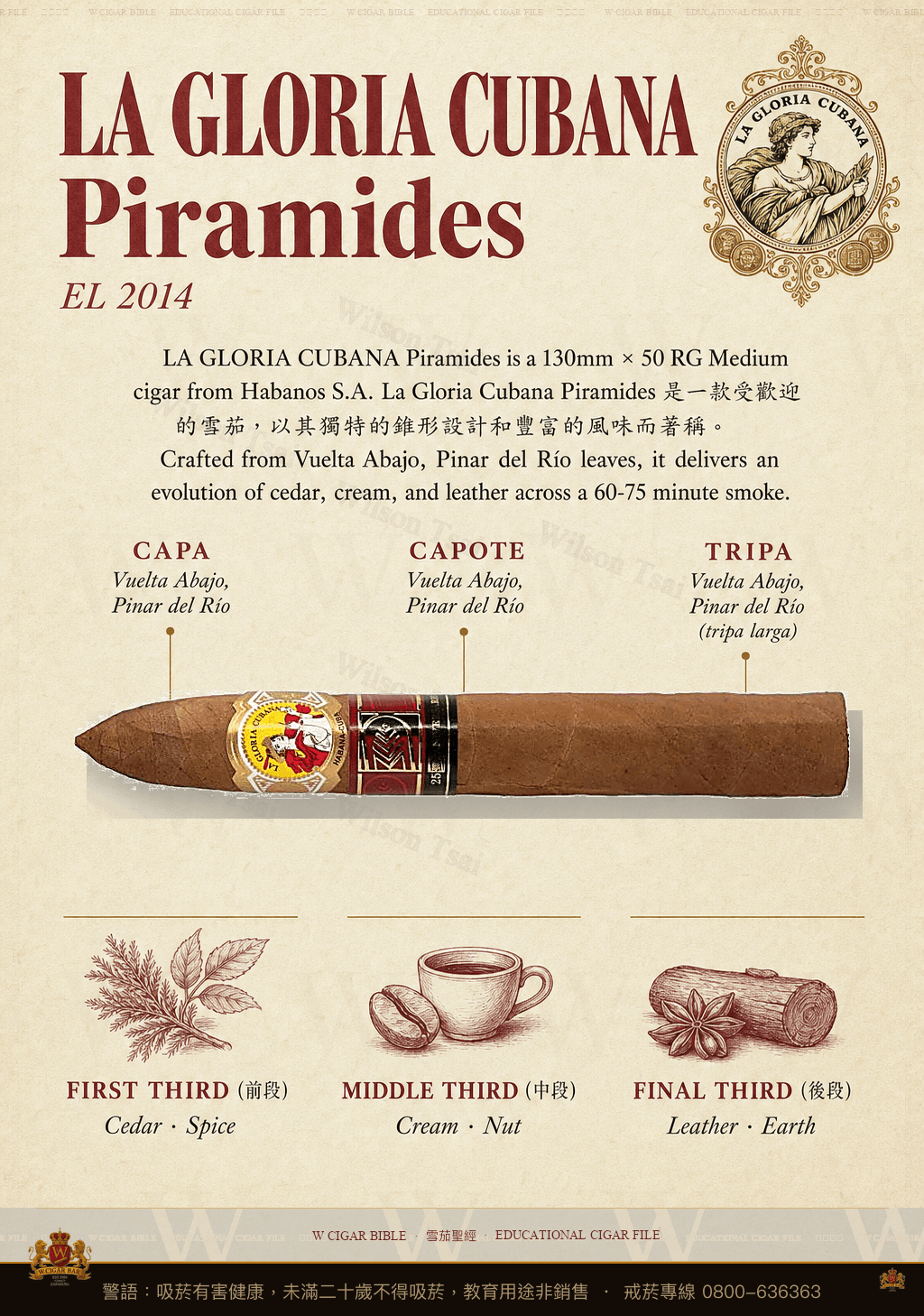La Gloria Cubana Piramides · 25 Aniversario · 古巴榮耀