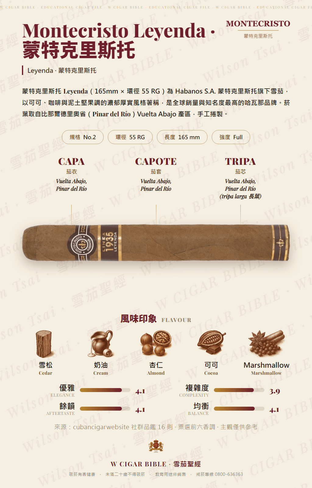 Montecristo Leyenda · 蒙特克里斯托