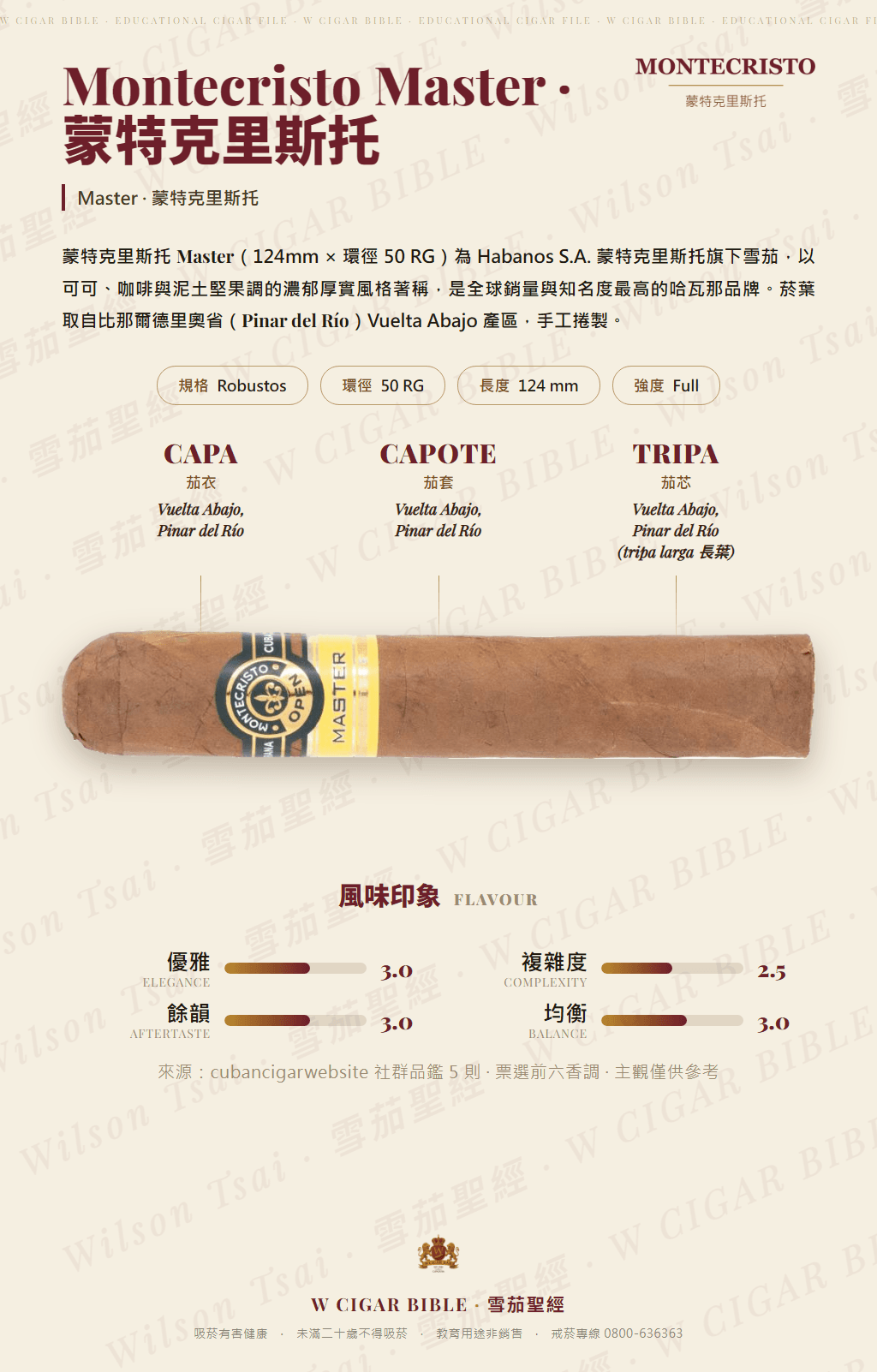 Montecristo Master · 蒙特克里斯托