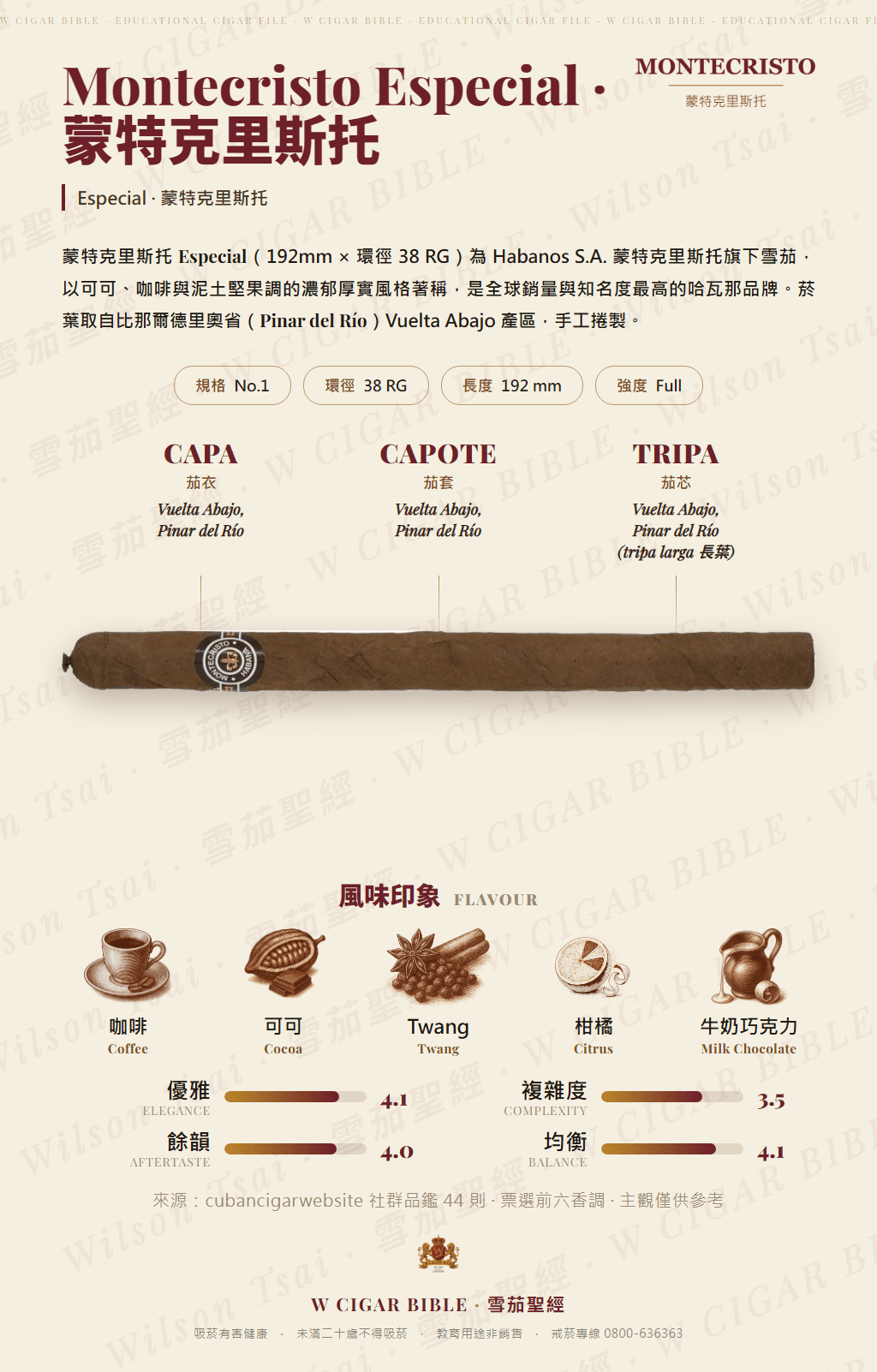 Montecristo Especial · 蒙特克里斯托