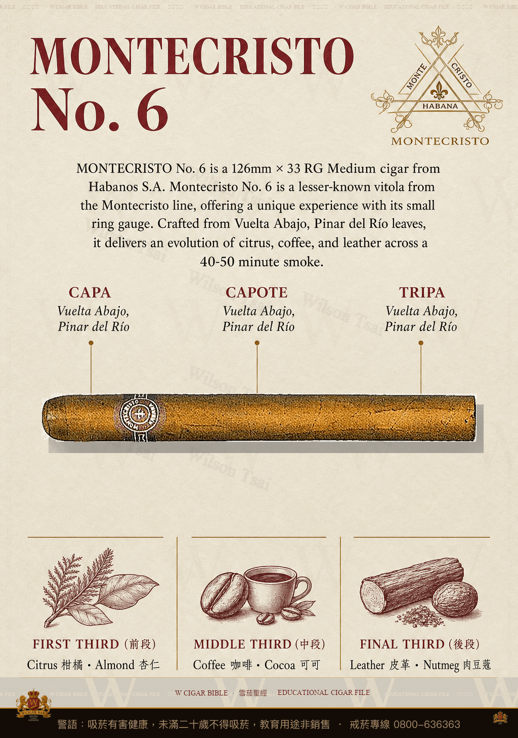 Montecristo No. 6 · 蒙特克里斯托