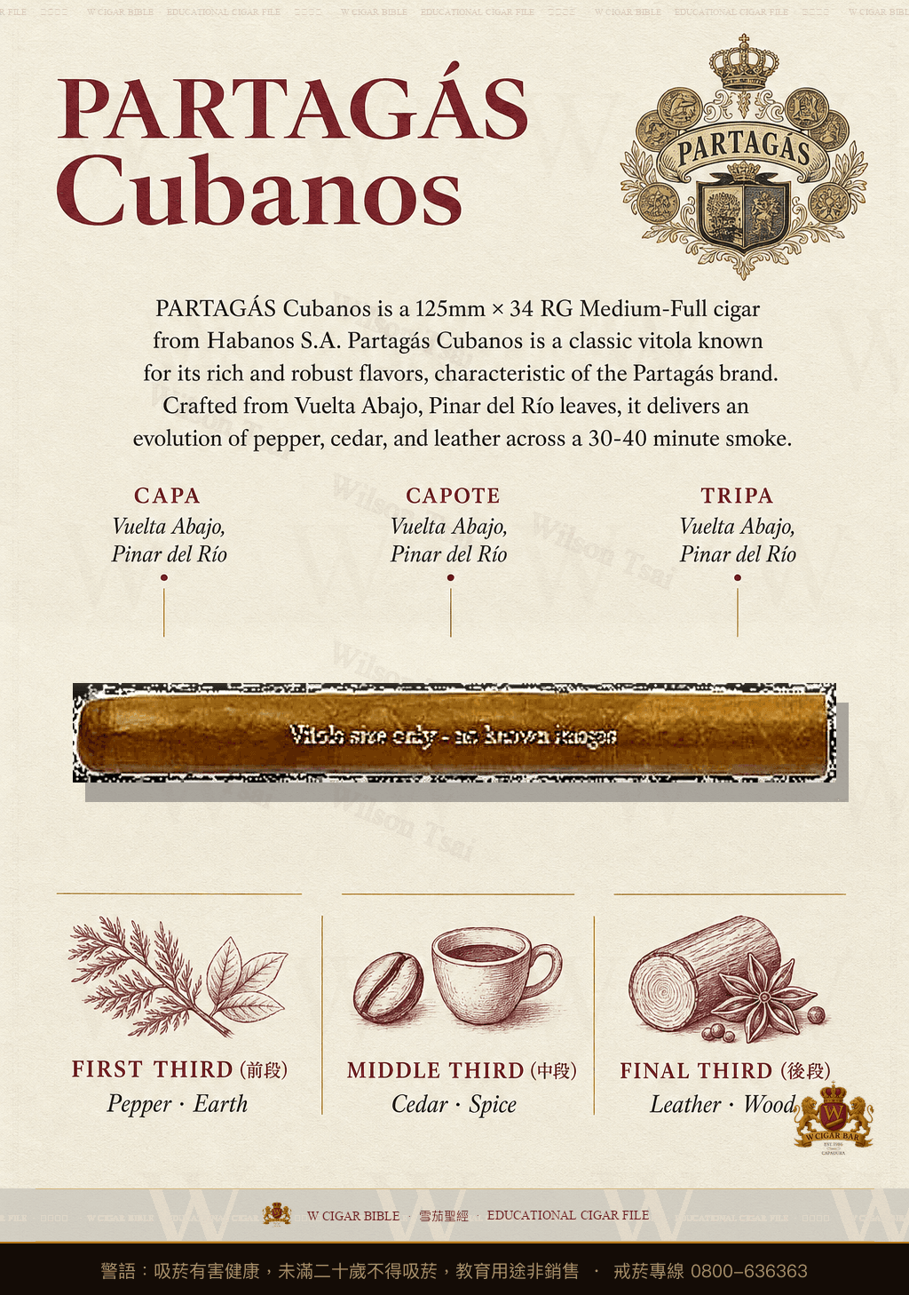 Partagás Cubanos · 帕特加斯