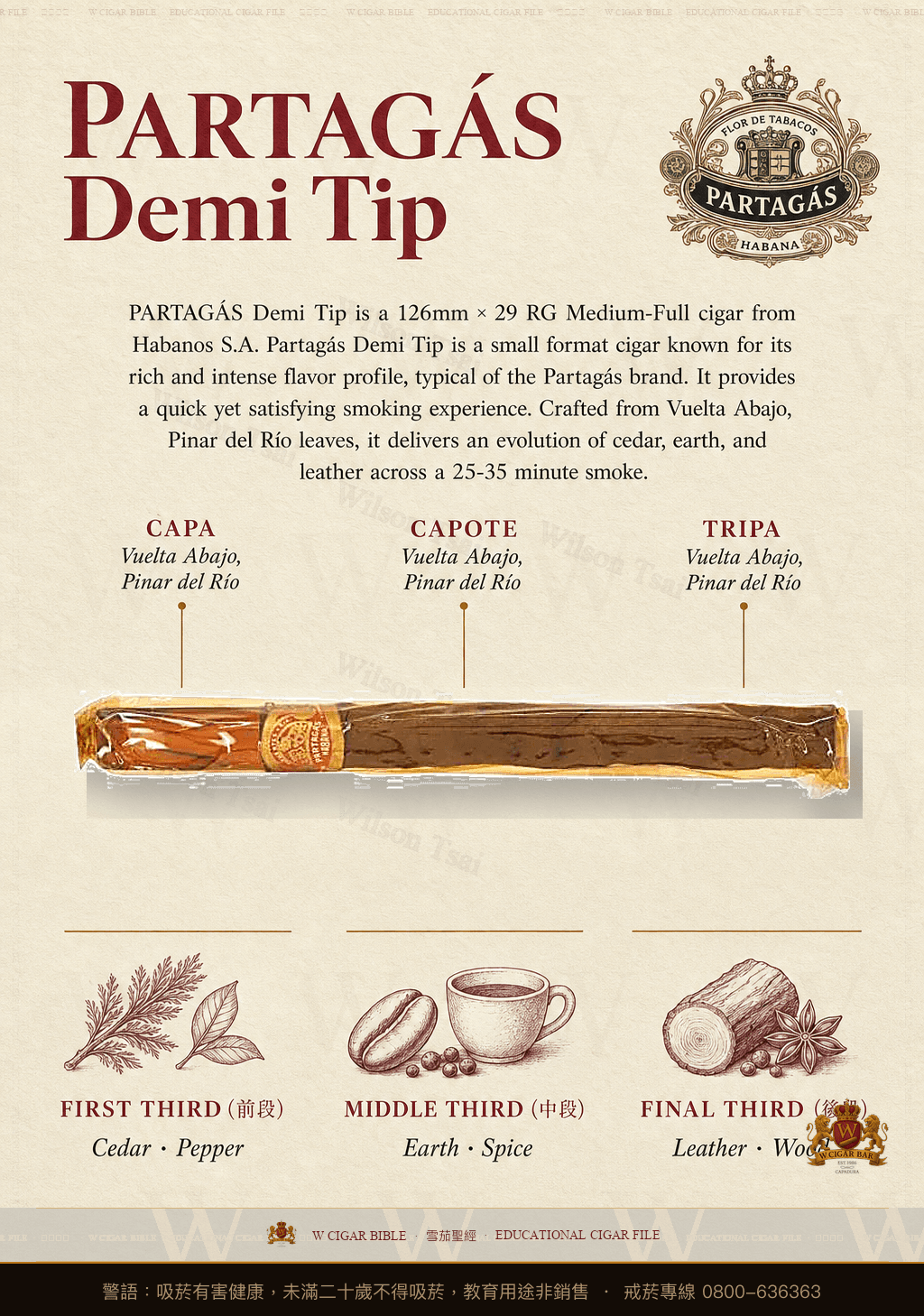 Partagás Demi Tip · 帕特加斯