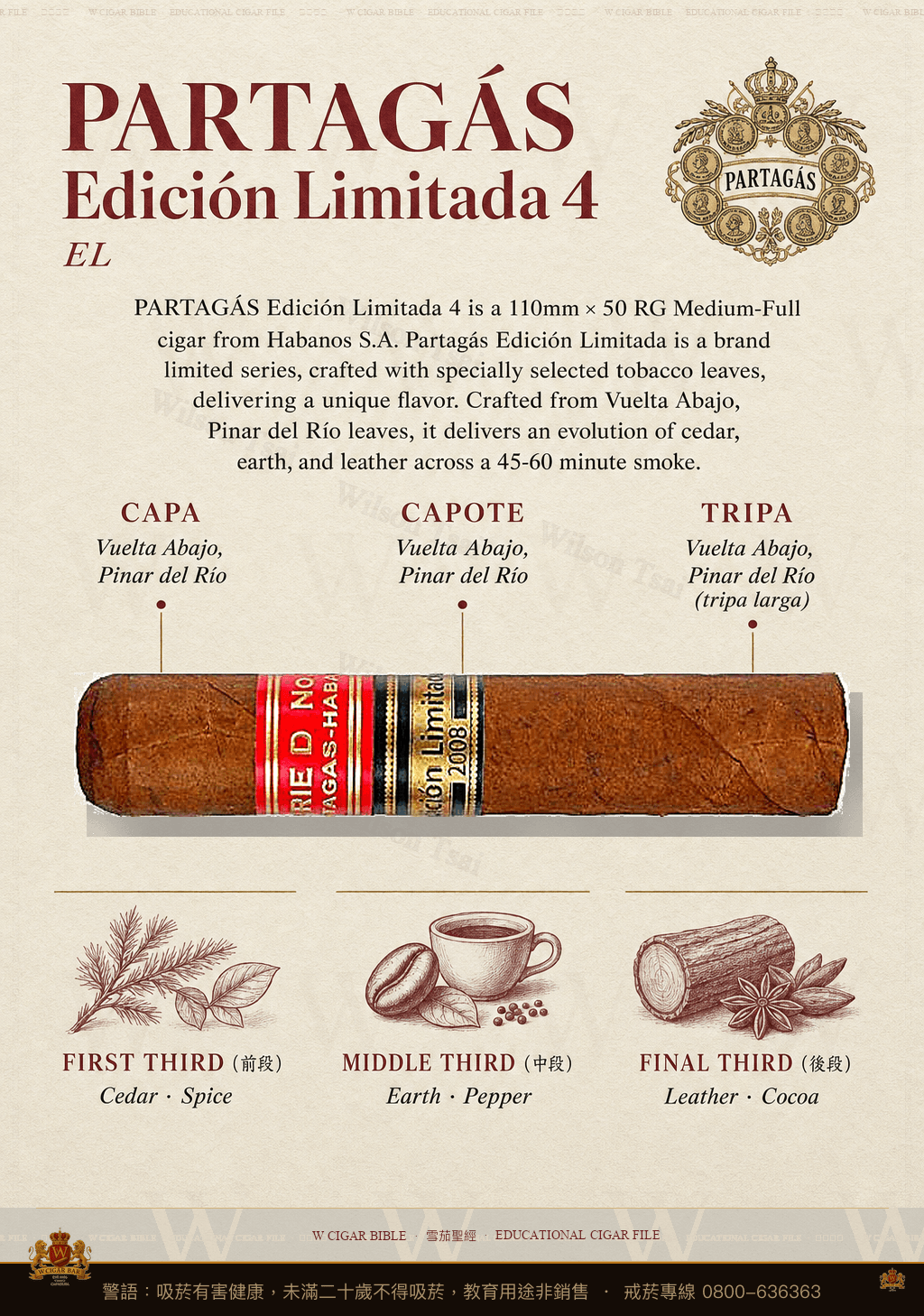 Partagás Edición Limitada 4 · EL · 帕特加斯
