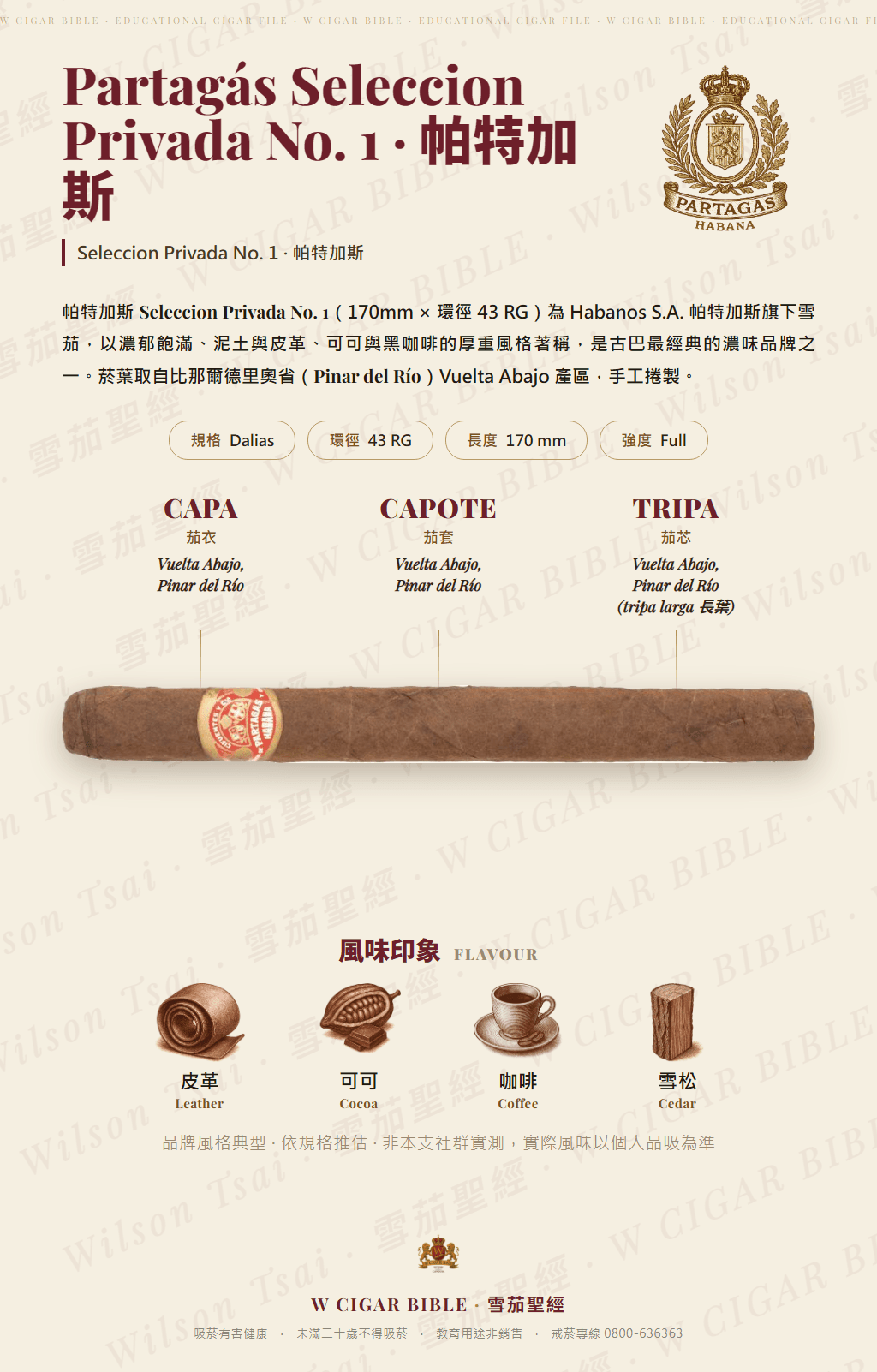 Partagás Seleccion Privada No. 1 · 帕特加斯