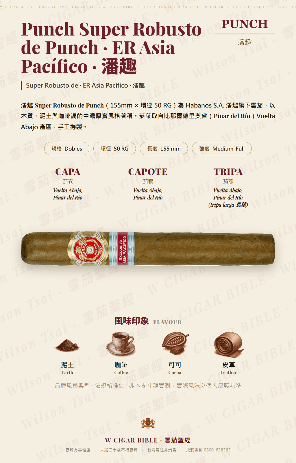 Punch Super Robusto de Punch · ER Asia Pacífico · 潘趣