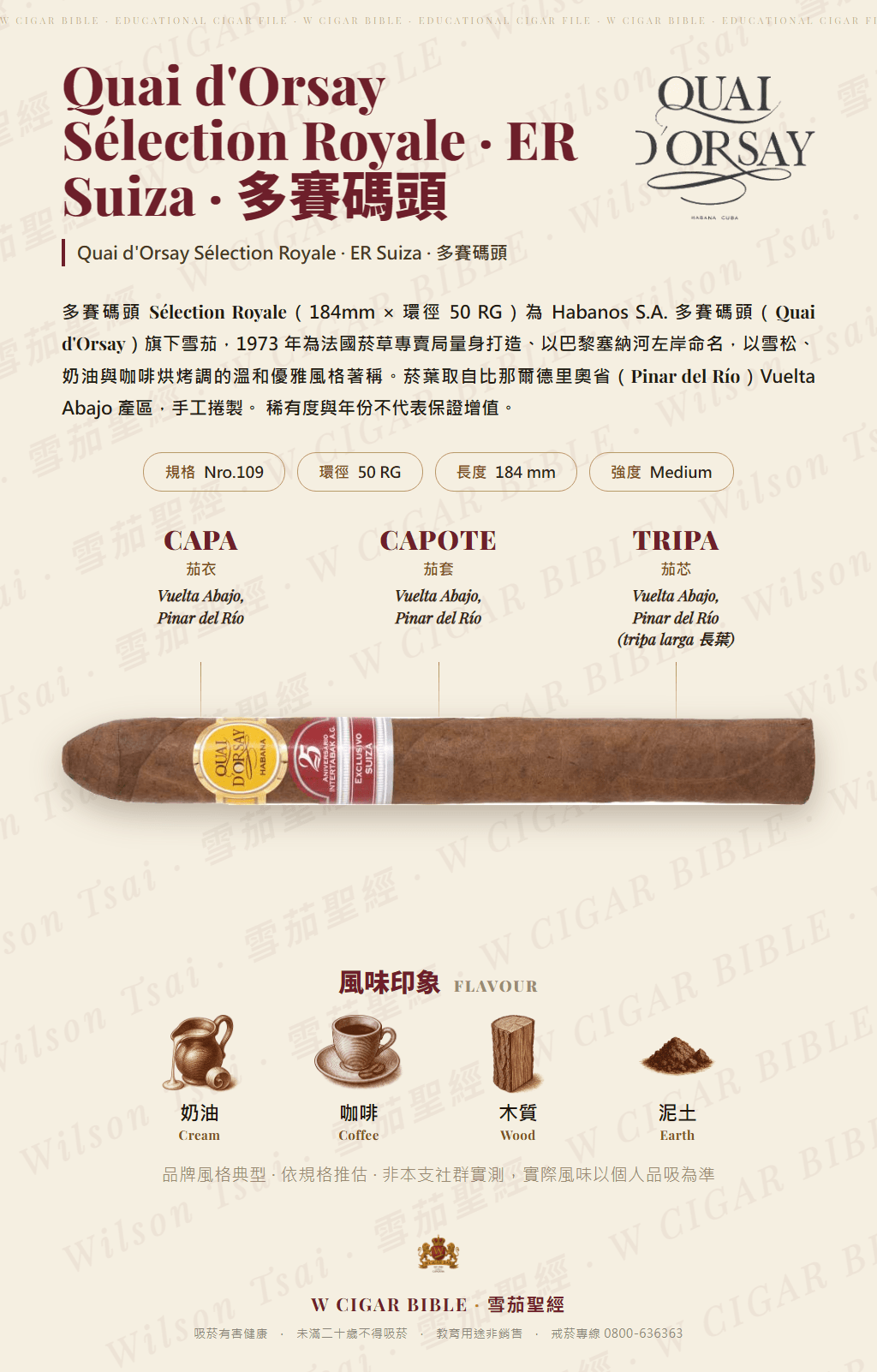 Quai d'Orsay Sélection Royale · ER Suiza · 多賽碼頭