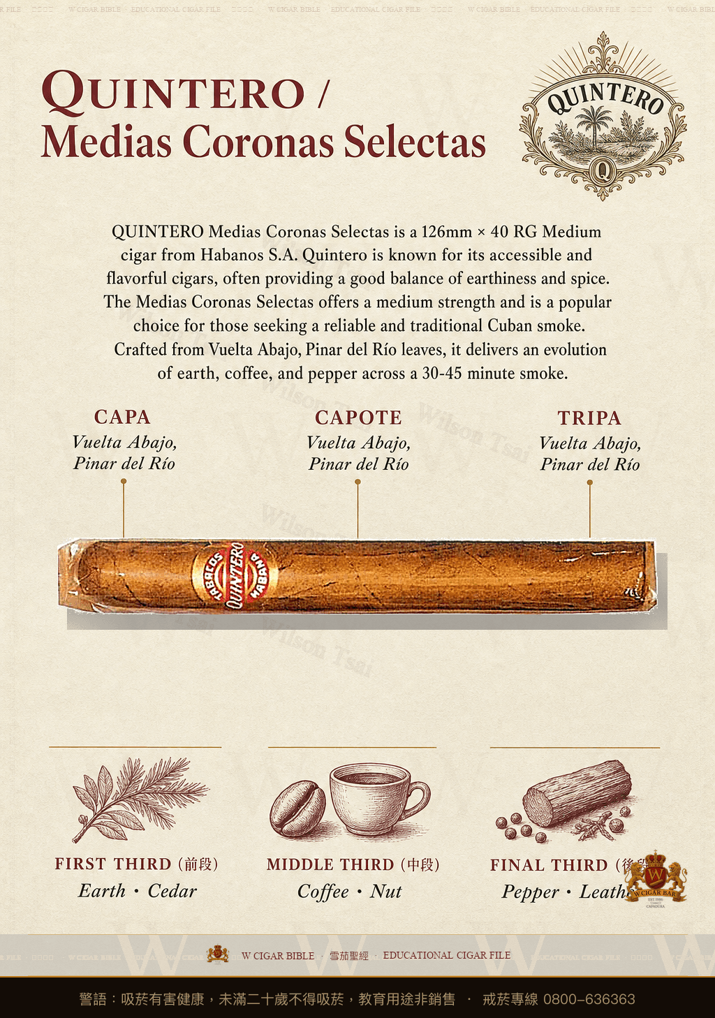 Quintero Medias Coronas Selectas · 金特羅