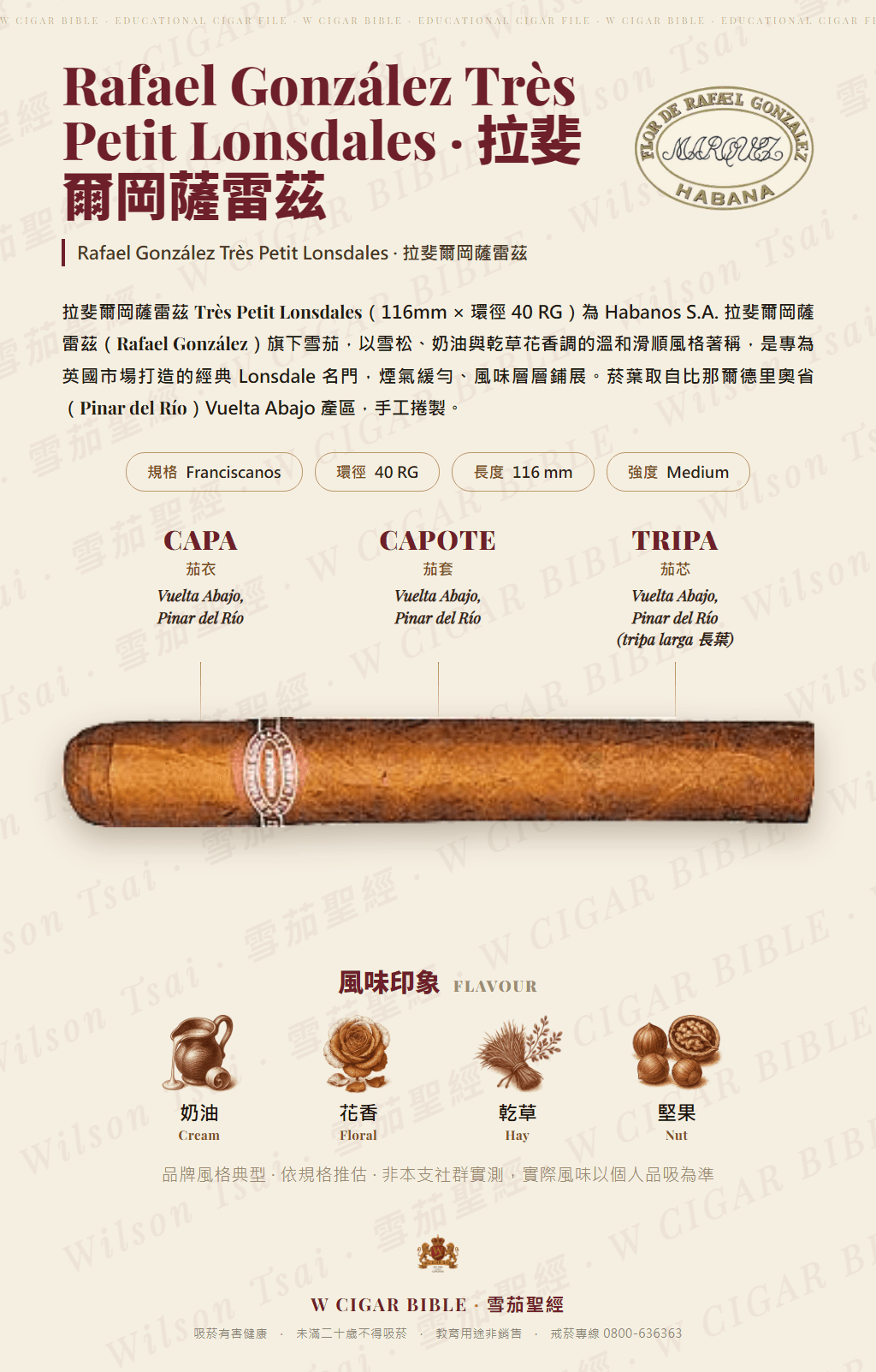 Rafael González Très Petit Lonsdales · 拉斐爾岡薩雷茲