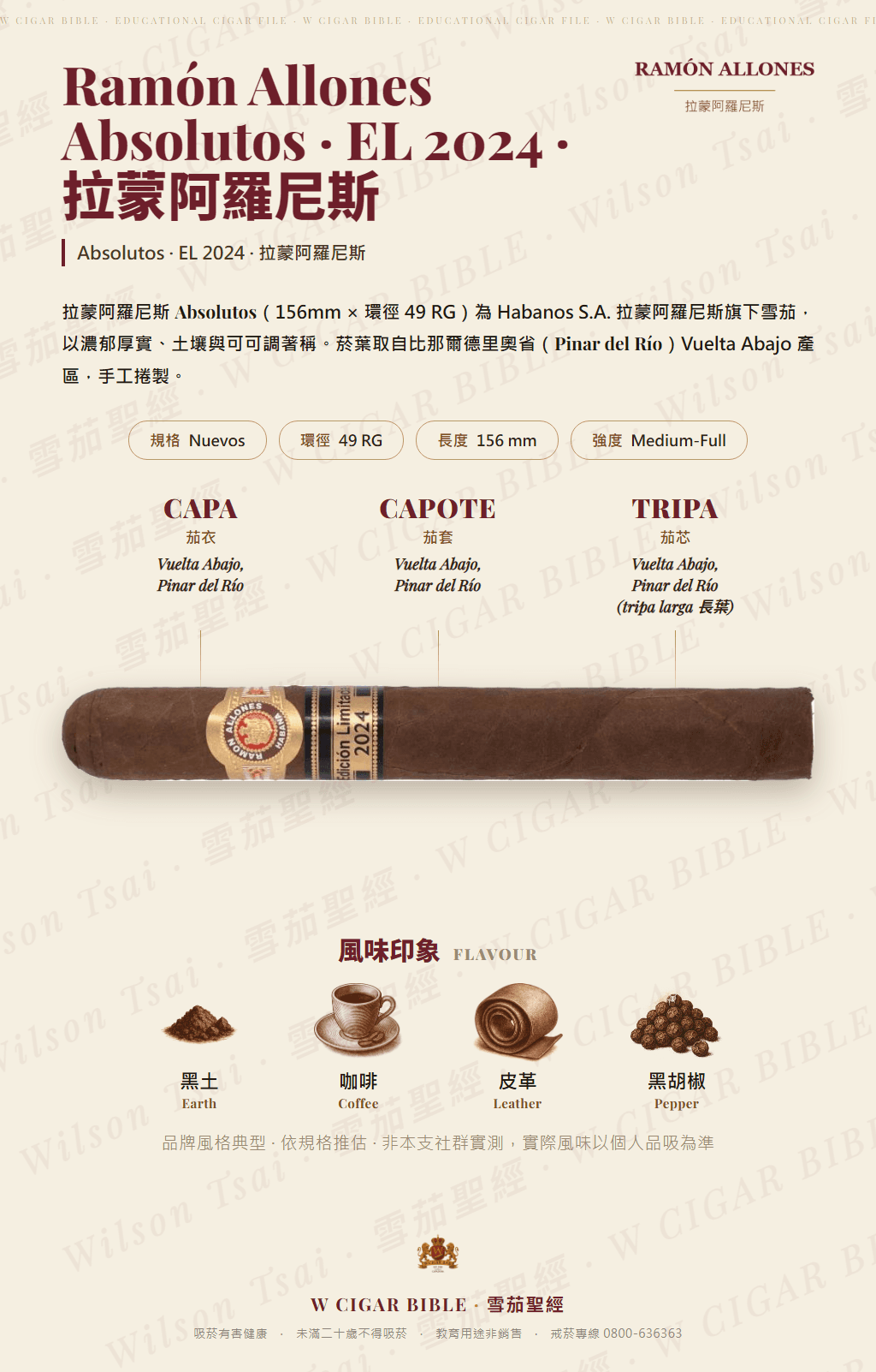 Ramón Allones Absolutos · EL 2024 · 拉蒙阿羅尼斯