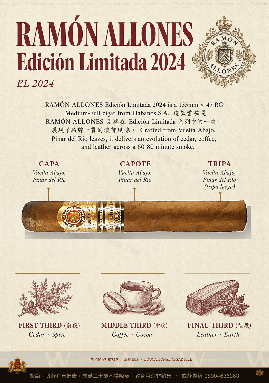 Ramón Allones Edición Limitada 2024 · EL 2024 · 拉蒙阿羅尼斯