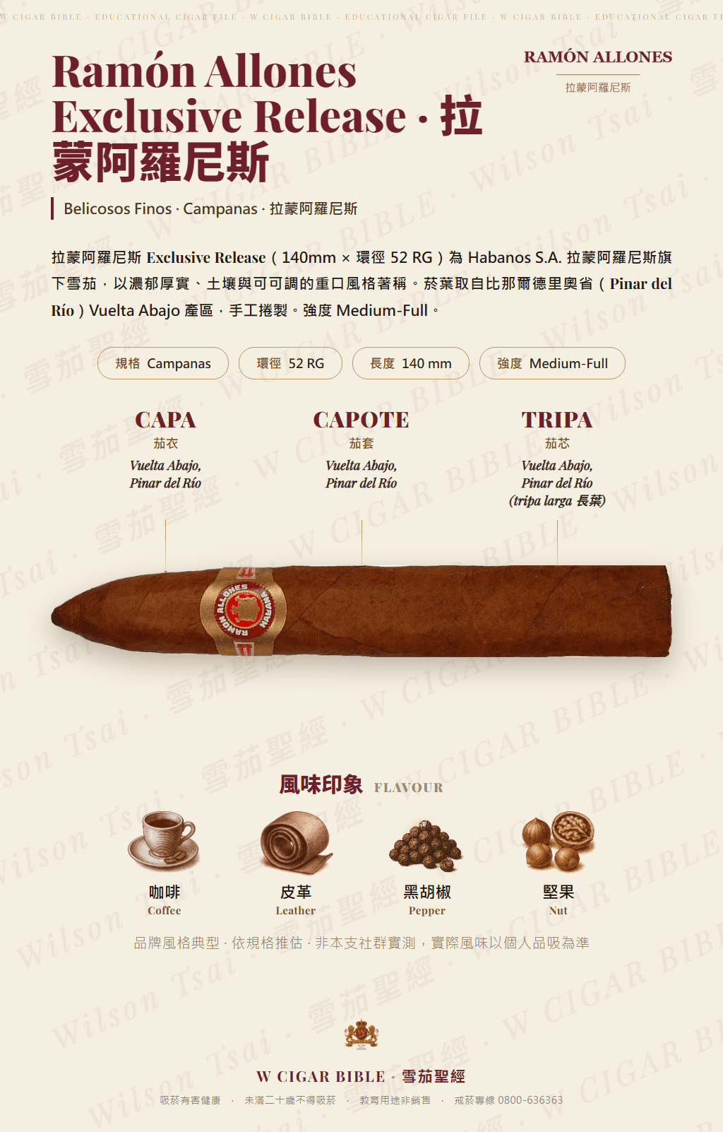 Ramón Allones Exclusive Release · 拉蒙阿羅尼斯