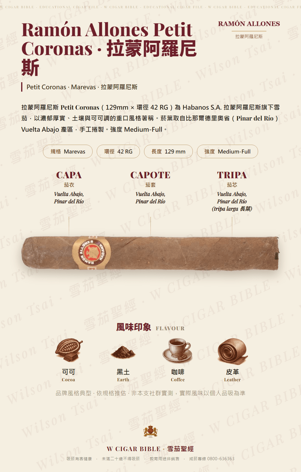 Ramón Allones Petit Coronas · 拉蒙阿羅尼斯