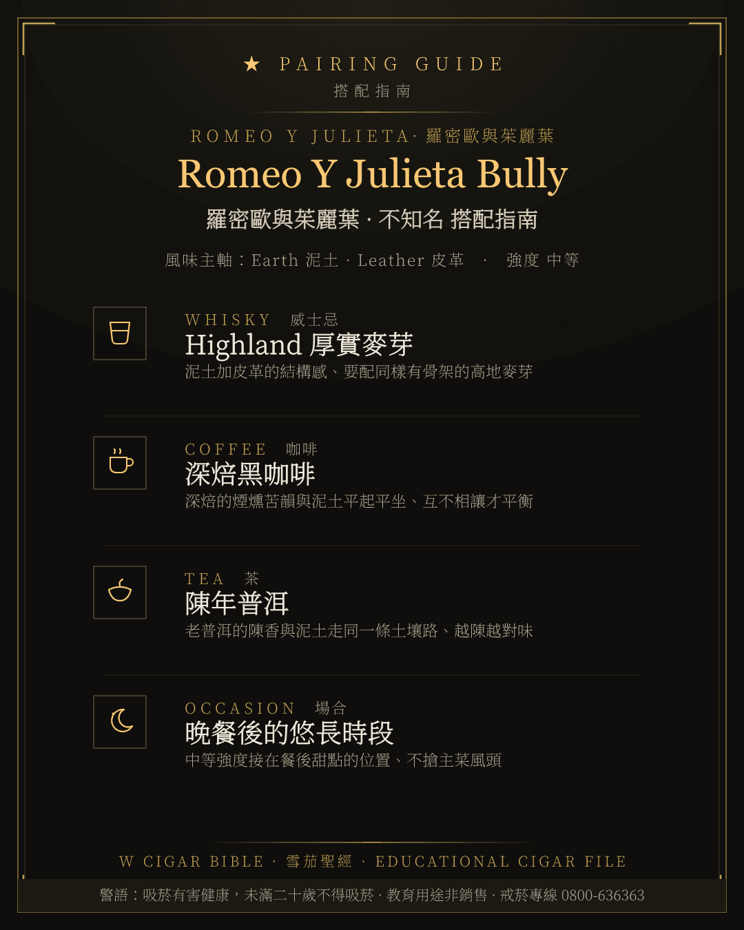 Romeo Y Julieta Bully 搭配指南 · 羅密歐與茱麗葉