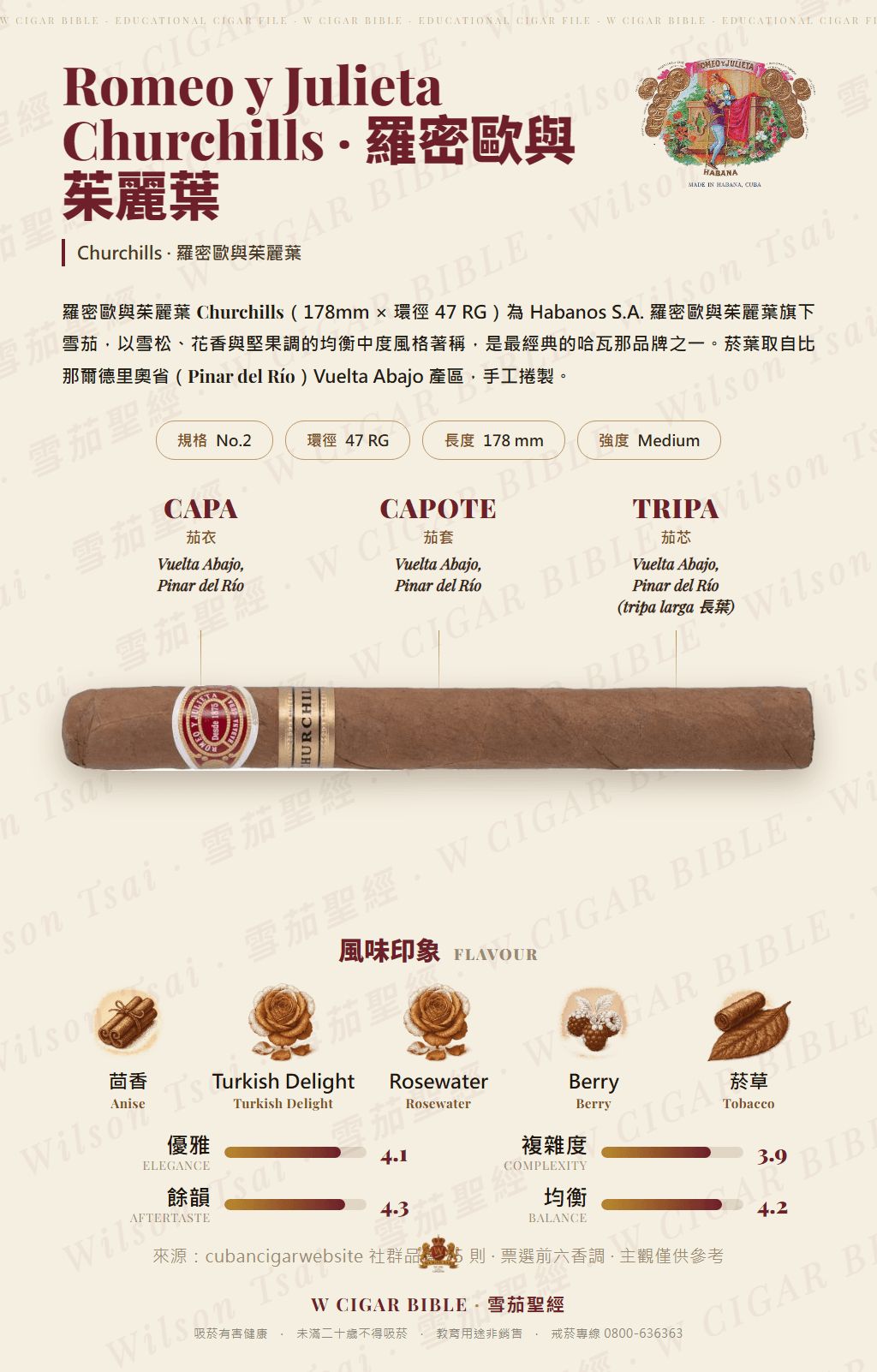 Romeo Y Julieta Churchills · 羅密歐與茱麗葉