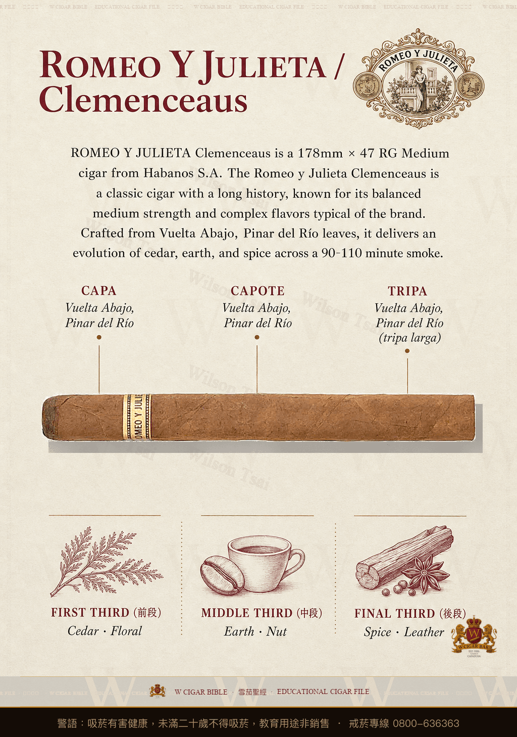 Romeo Y Julieta Clemenceaus · 羅密歐與茱麗葉