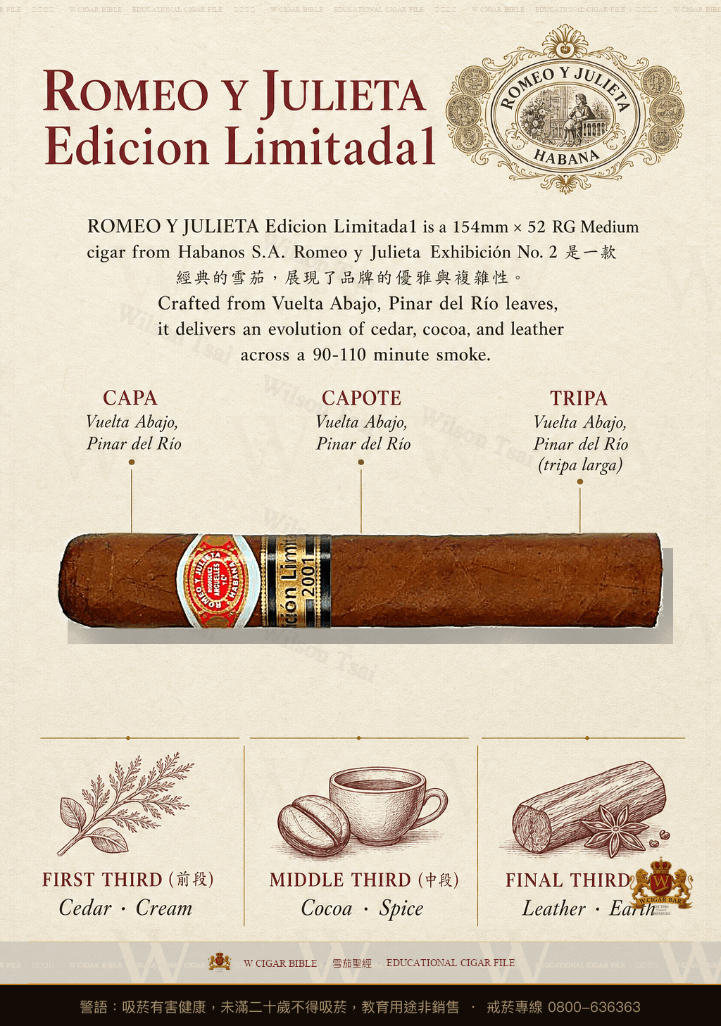 Romeo Y Julieta Exhibición No. 2 · EL 2001 · 羅密歐與茱麗葉