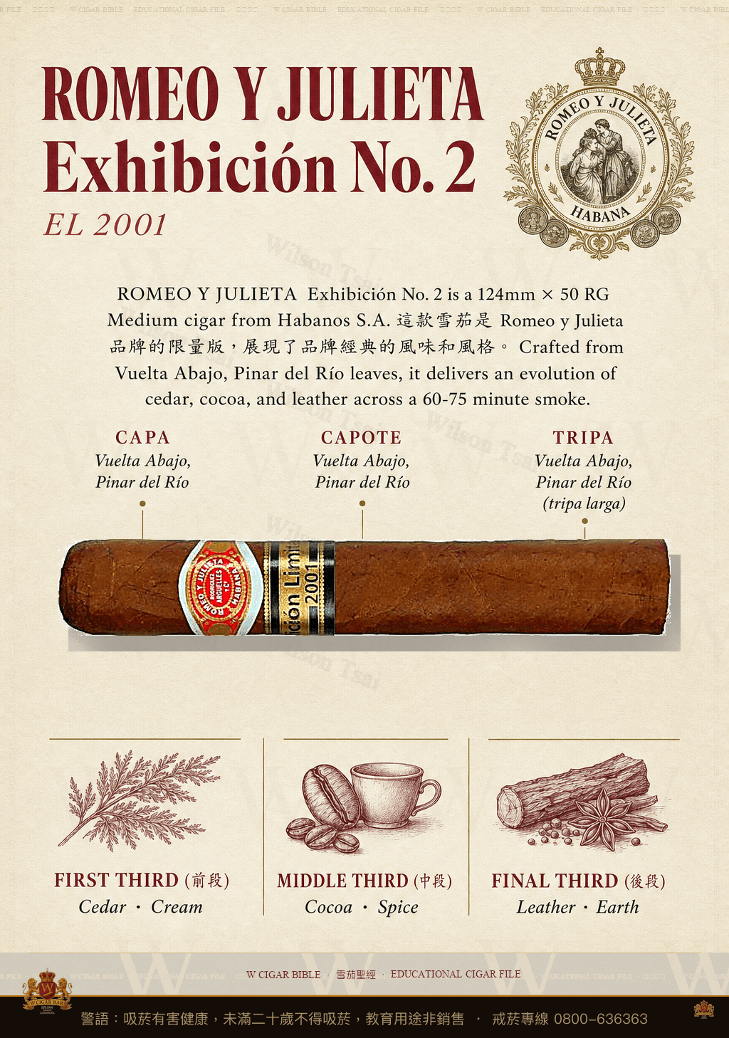 Romeo Y Julieta Exhibición No. 2 · EL 2000 · 羅密歐與茱麗葉