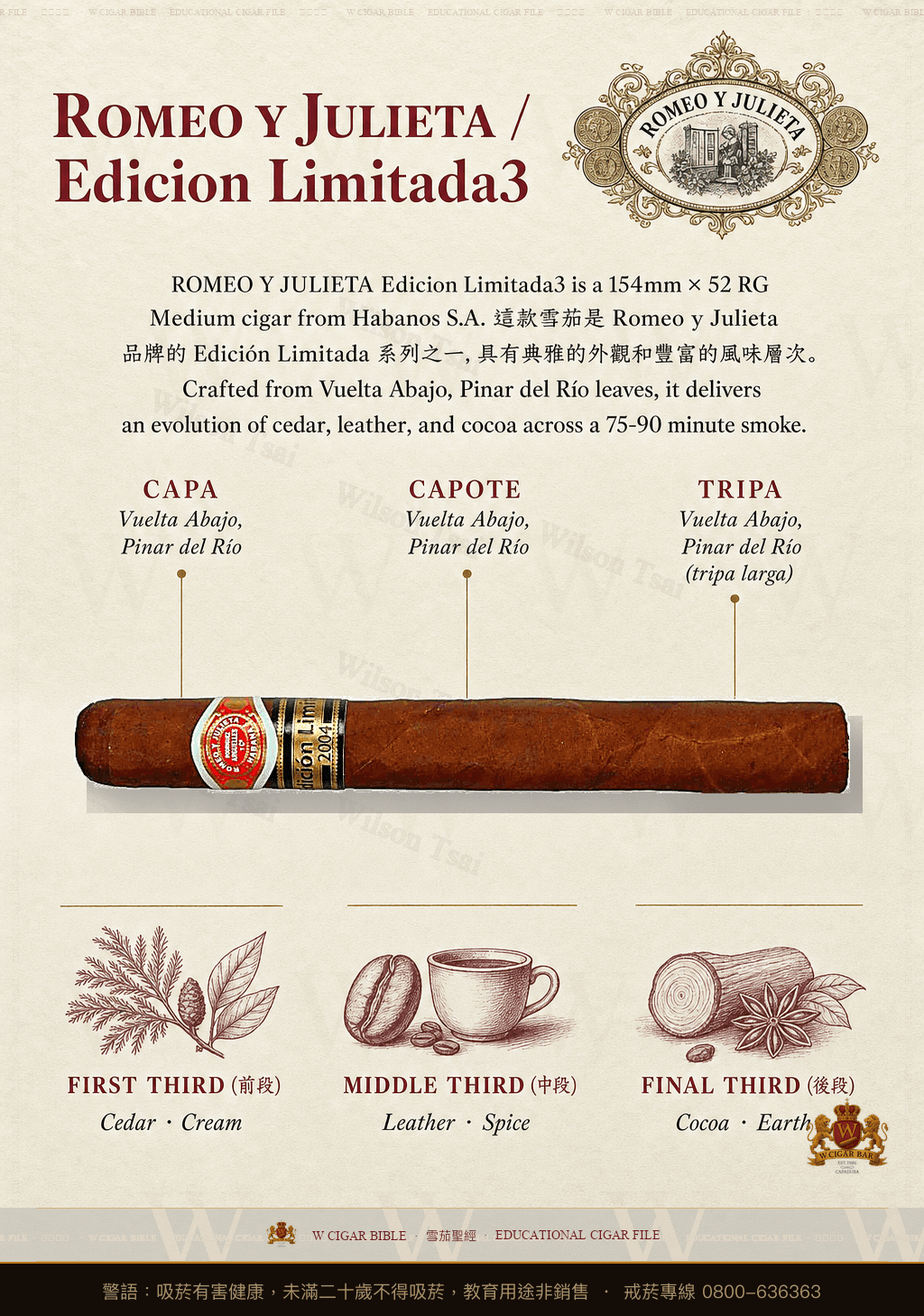 Romeo Y Julieta Hermosos No. 1 · EL 2004 · 羅密歐與茱麗葉