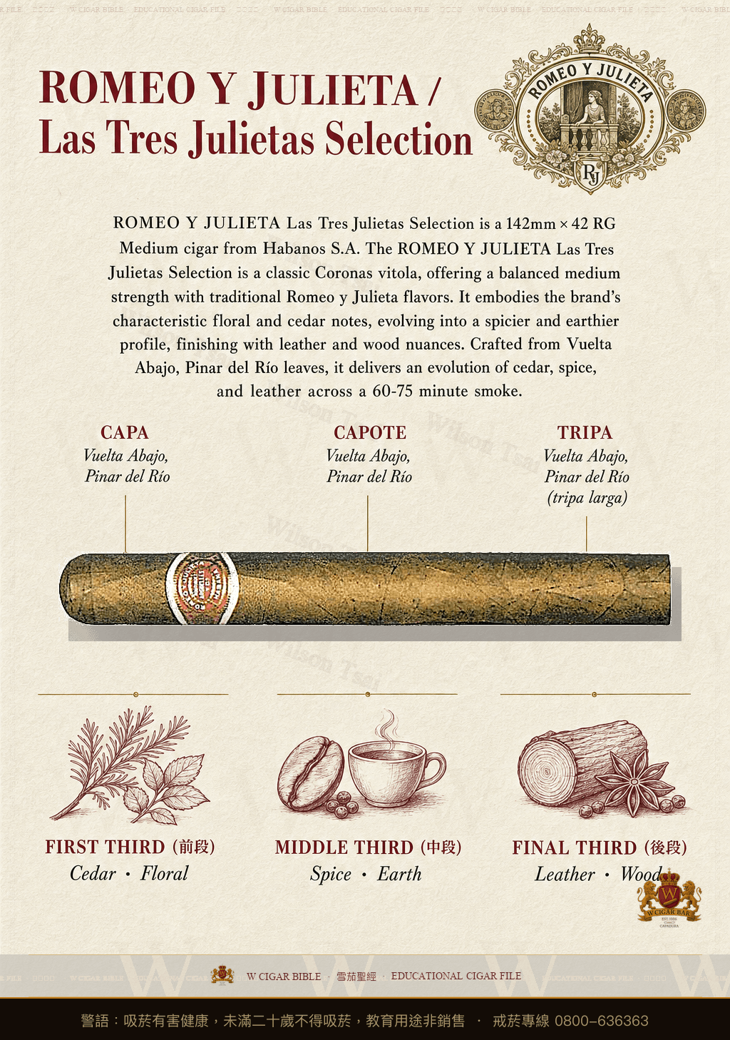 Romeo Y Julieta Las Tres Julietas Selection · 羅密歐與茱麗葉