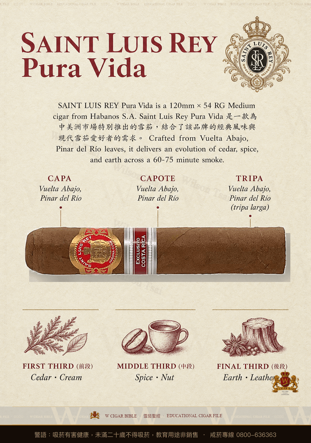 Saint Luis Rey Pura Vida · ER Costa Rica · 聖路易斯雷
