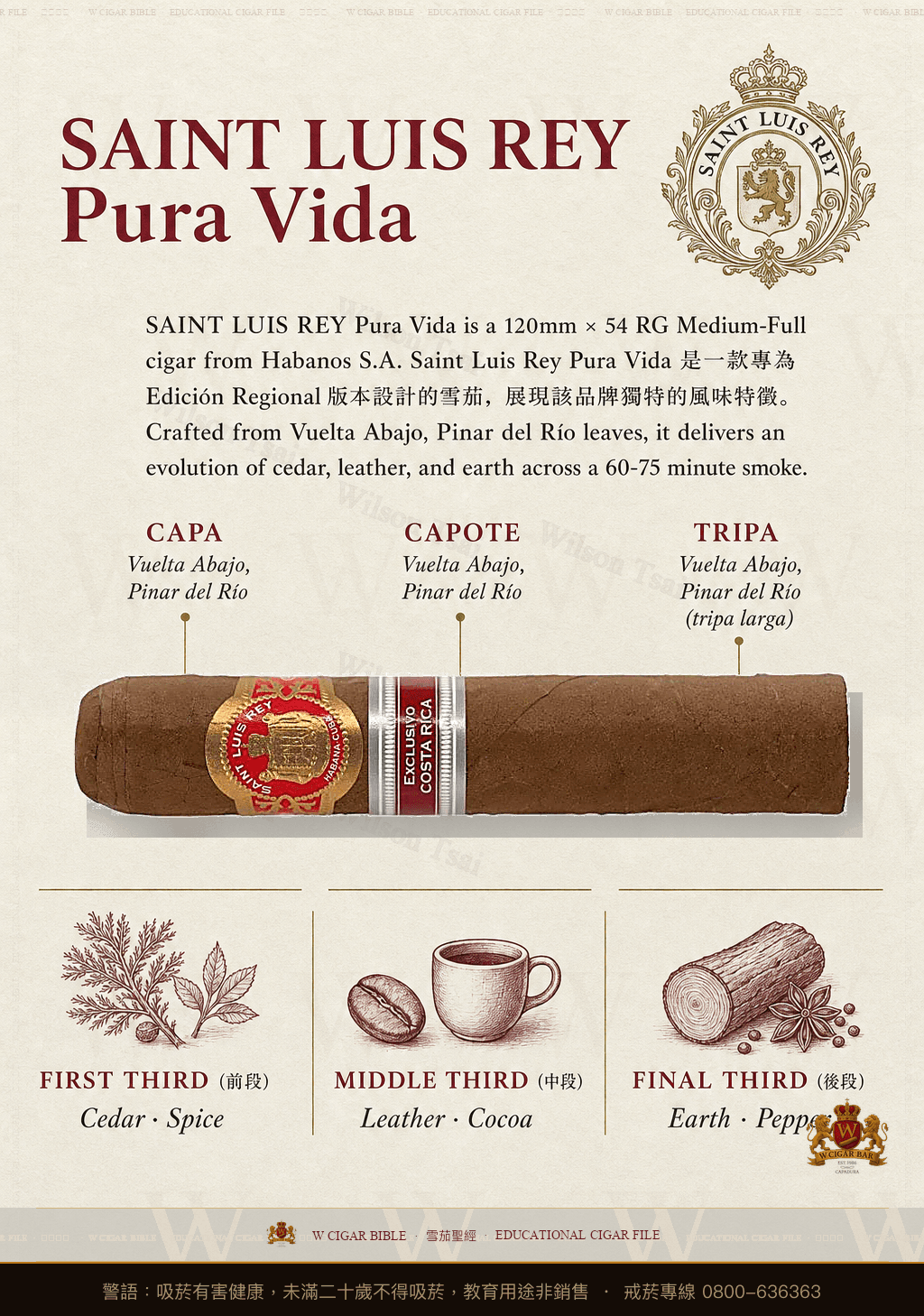 Saint Luis Rey Pura Vida · ER Asia Pacífico · 聖路易斯雷
