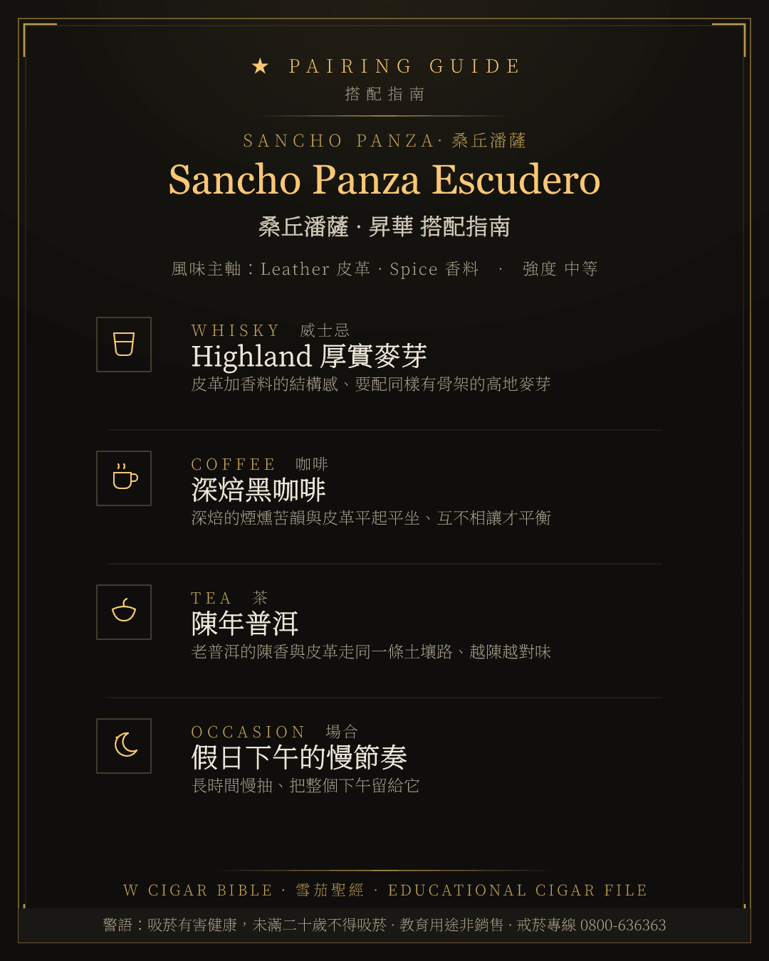 Sancho Panza Escudero 搭配指南 · 桑丘潘薩