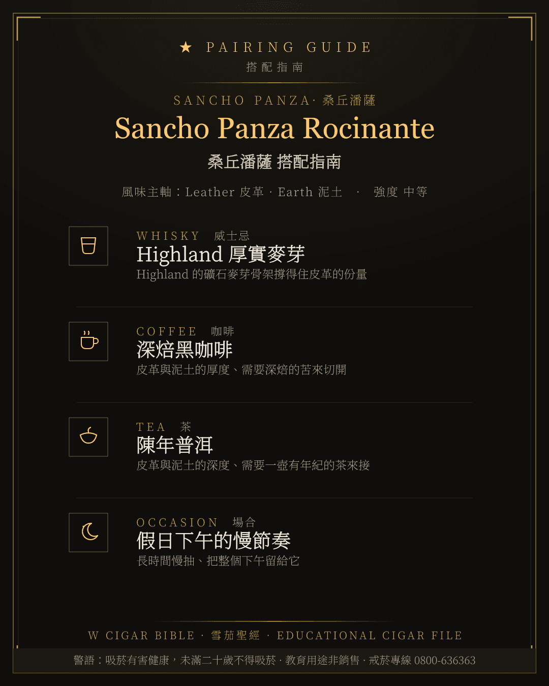 Sancho Panza Rocinante 搭配指南 · 桑丘潘薩