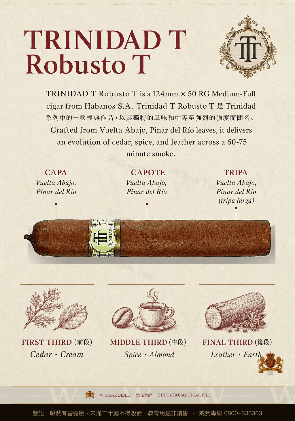 Trinidad T Robusto T · 千里達