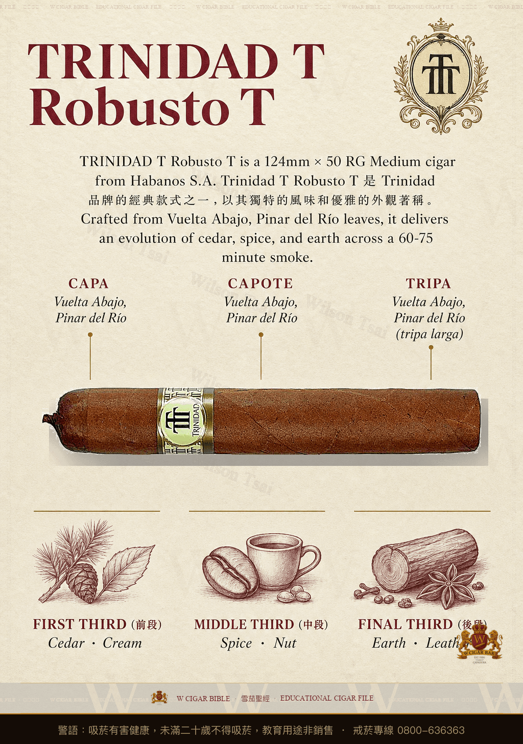 Trinidad T Robusto T · 千里達