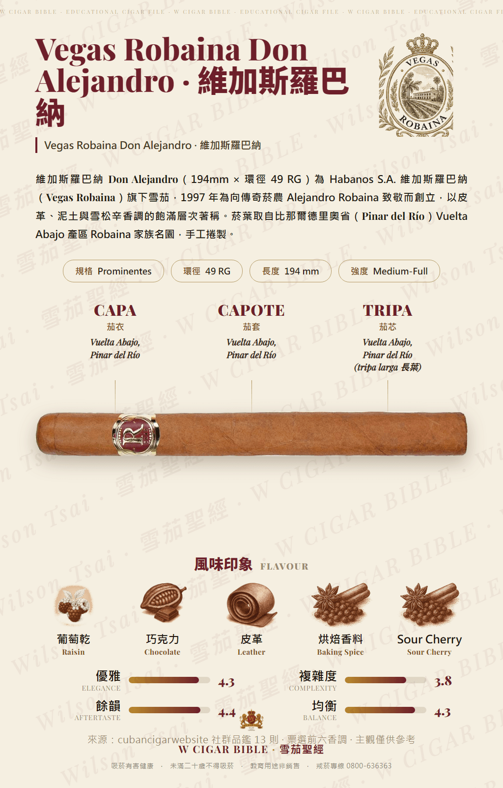 Vegas Robaina Don Alejandro · 維加斯羅巴納