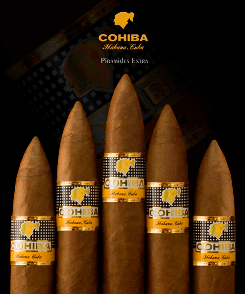Cohiba Piramides Extra。首款成為 Cohiba 常規系列的 Figurado